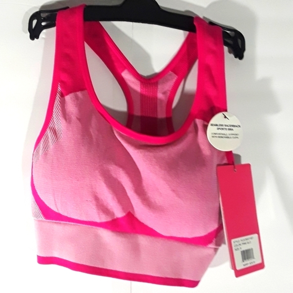 Seamless racerback.sport bra